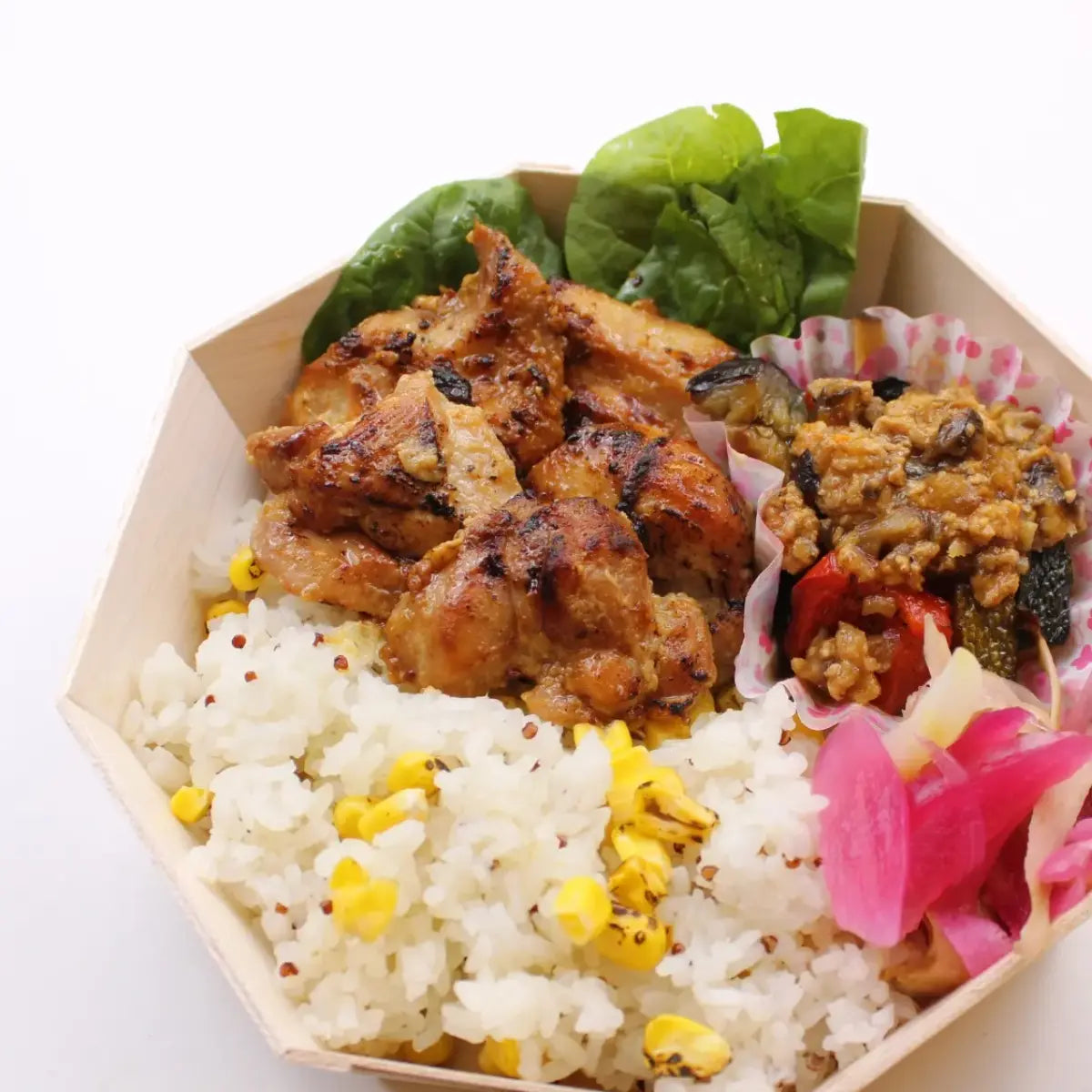 Early Summer Chicken Bento – includes a Wappa Bento Box