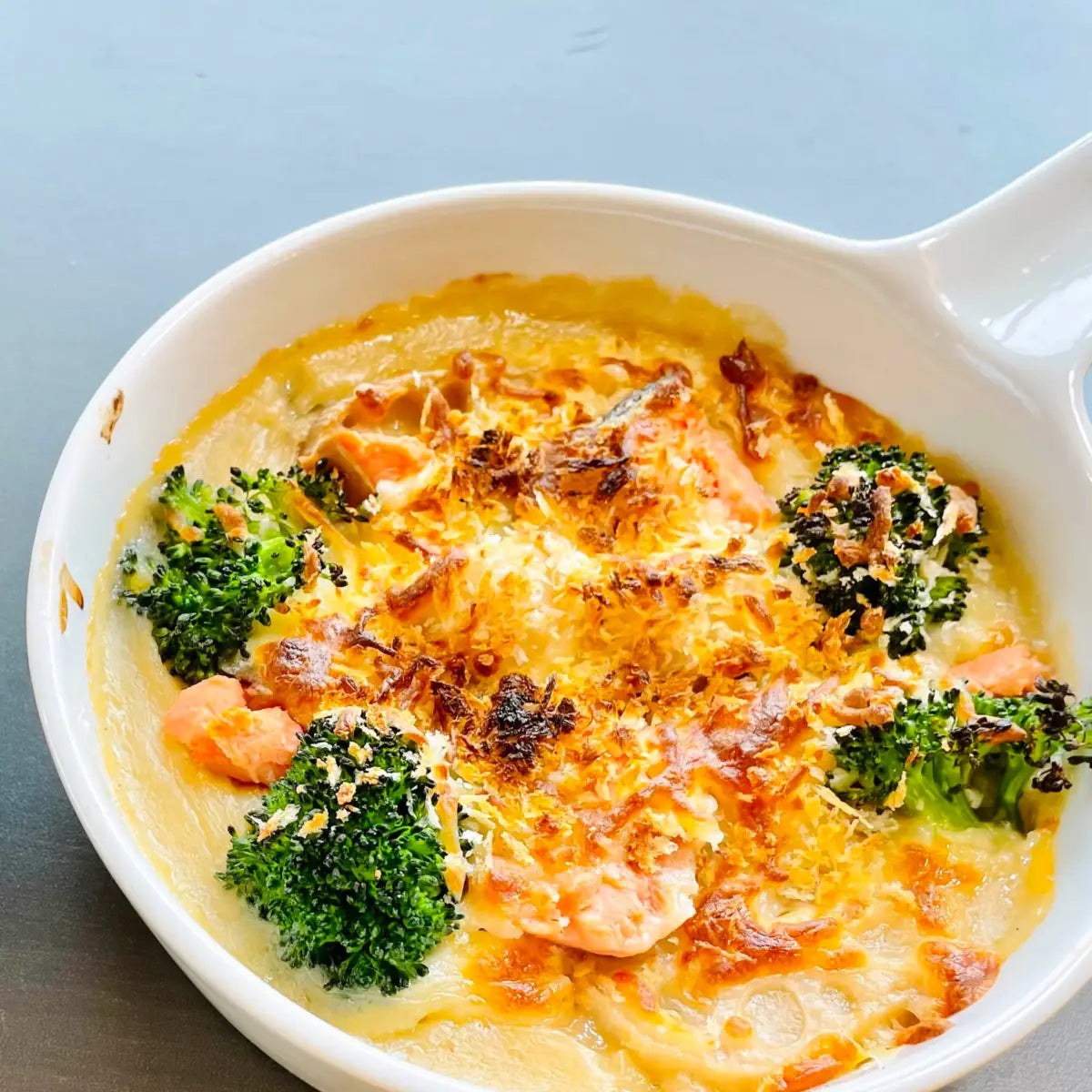 Salmon & Root Vegetable Gratin