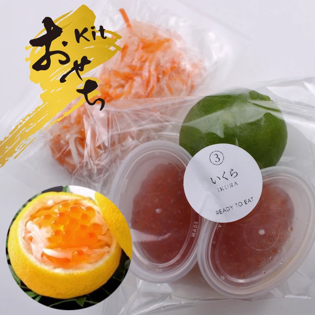 紅白なますといくら