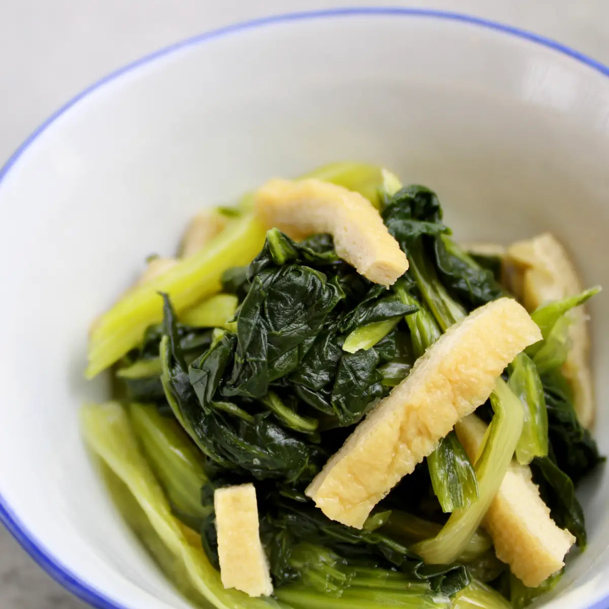 小松菜と油揚げのおひたし