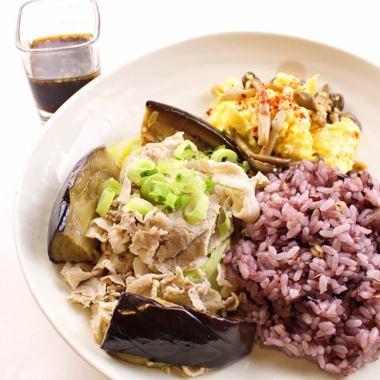 生でも食べれる水茄子と豚しゃぶ