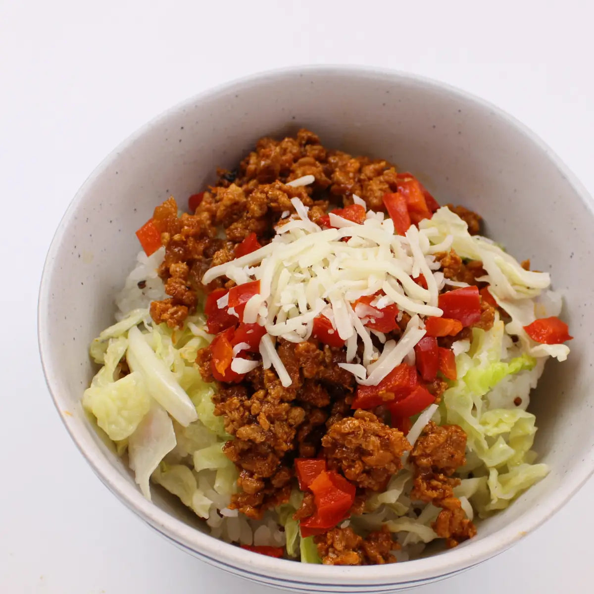 Okinawa-Style Taco Rice Bowl