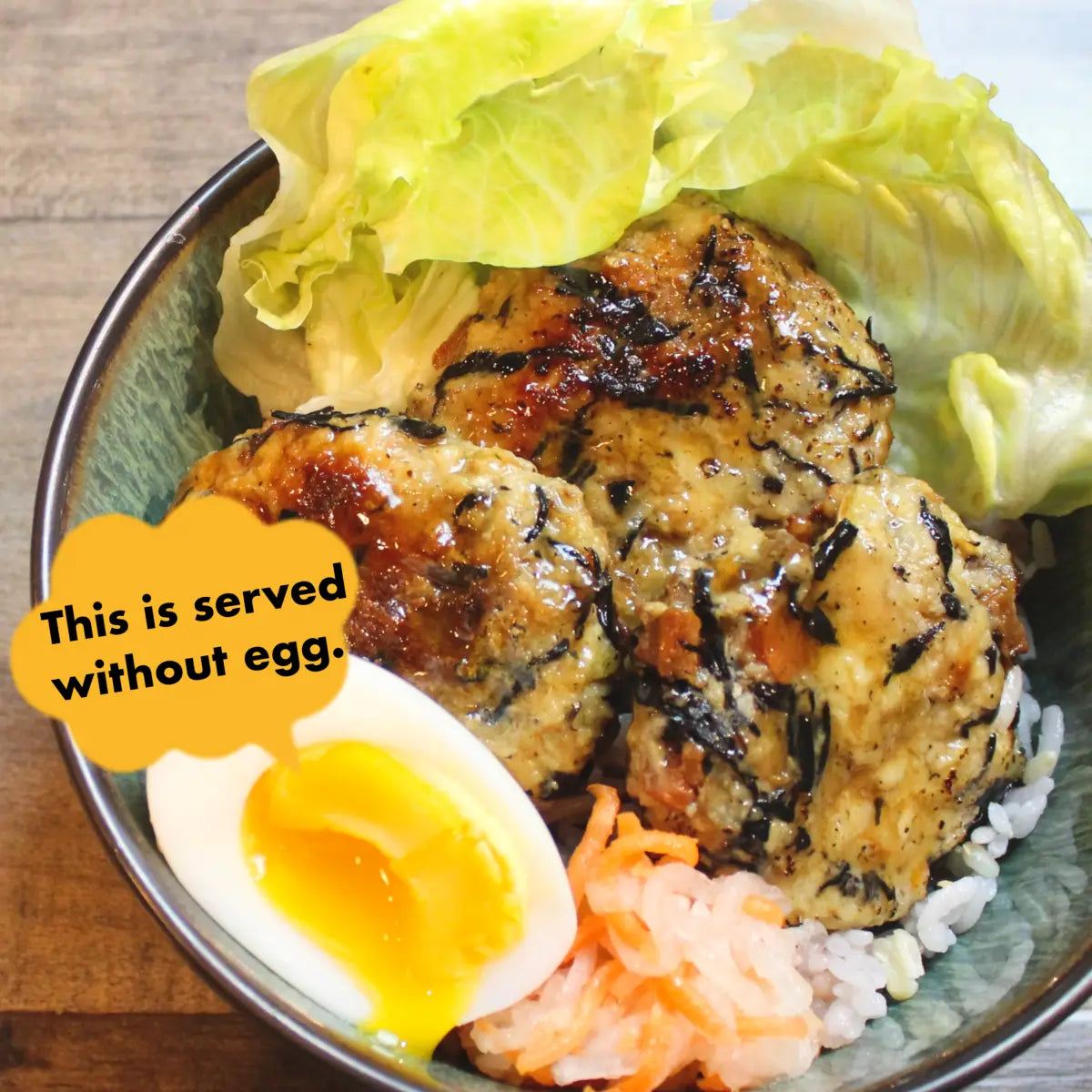 Teriyaki Chicken Tsukune Bowl