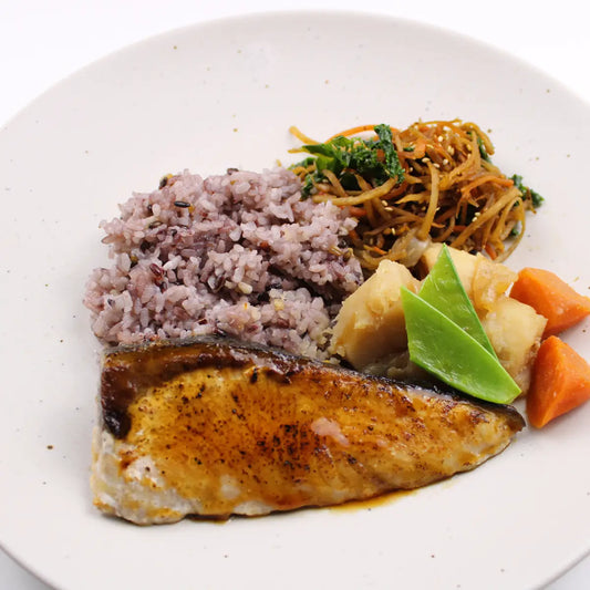 Grilled Yellowtail with Teriyaki ume sauce