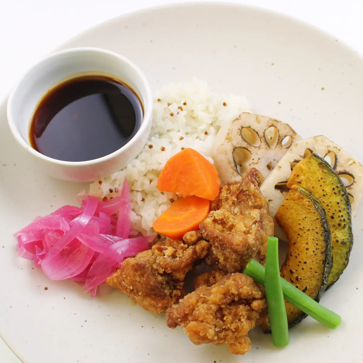 Karaage with Negi sauce