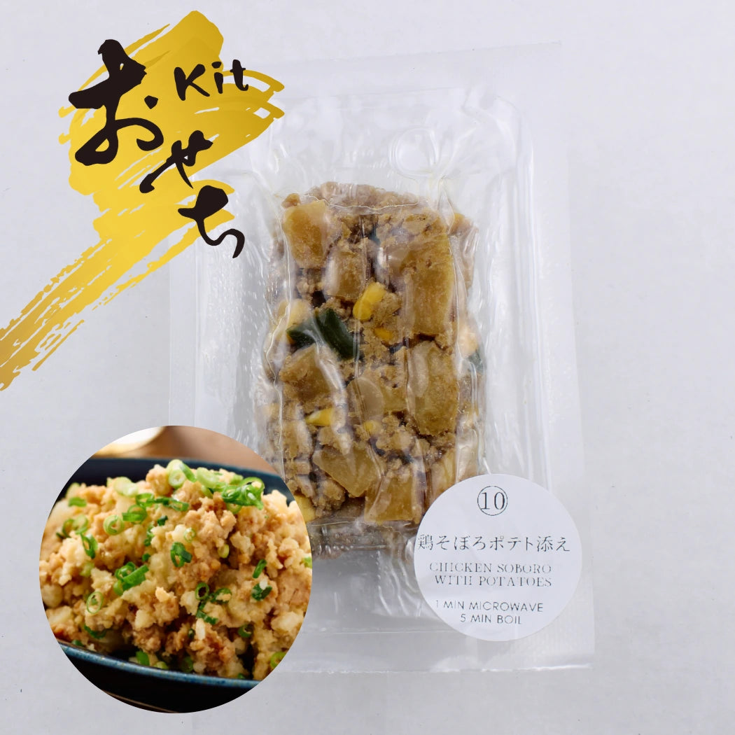 鶏そぼろのポテト添え