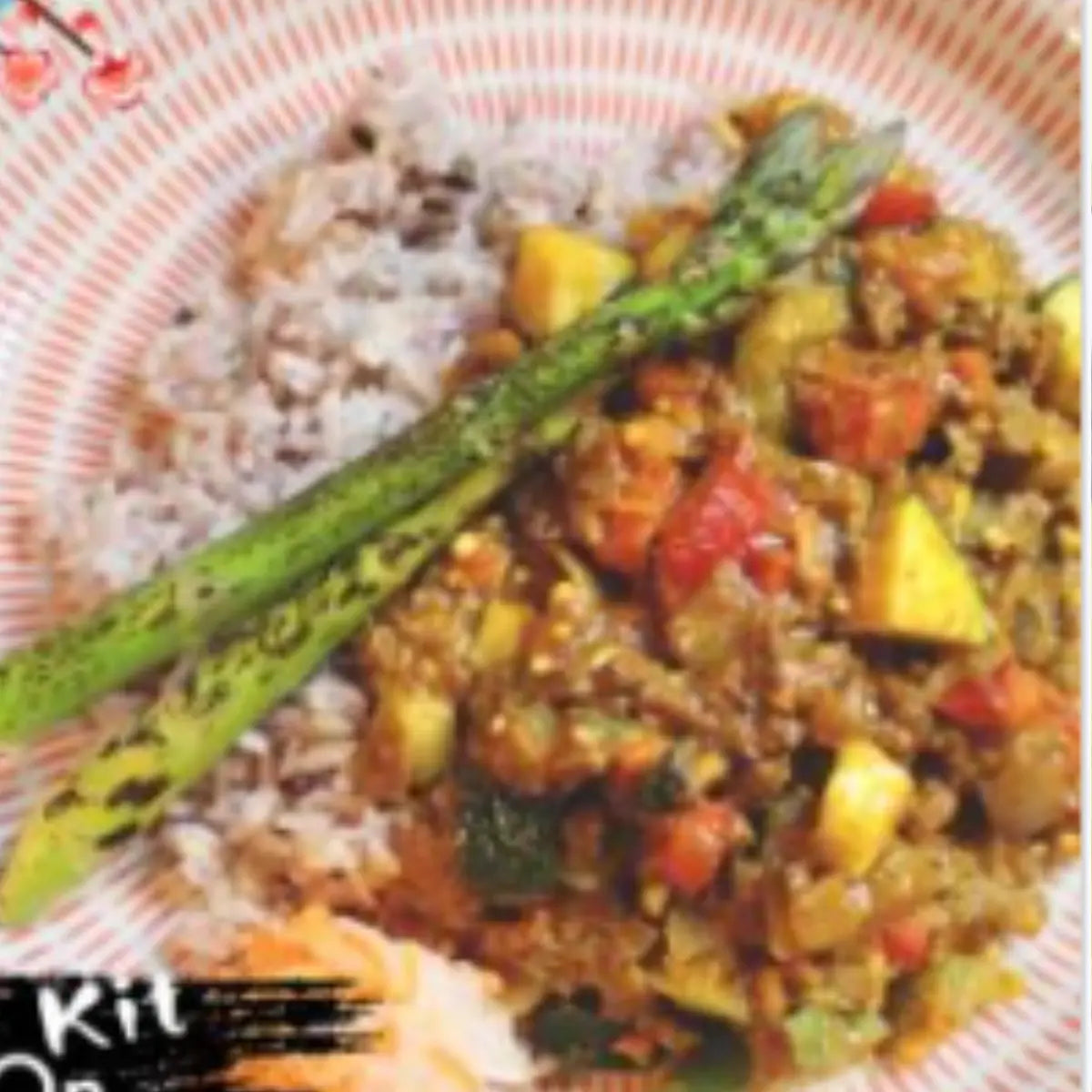 ゴロゴロ野菜のドライカレー