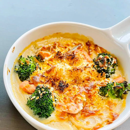 Salmon & Root Vegetable Gratin