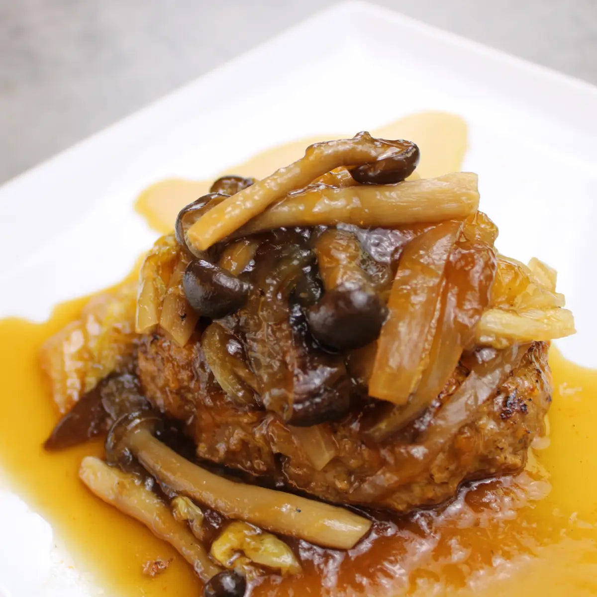 でっかいハンバーグ