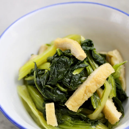 小松菜と油揚げのおひたし