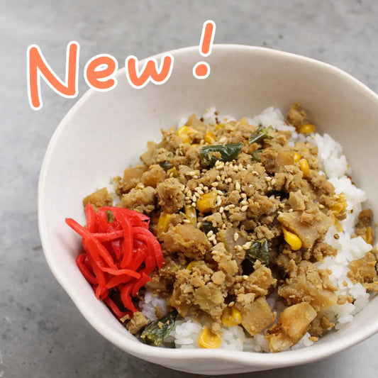 Chicken Soboro & Potato Rice Bowl