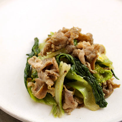 豚肉と青梗菜の野菜炒め