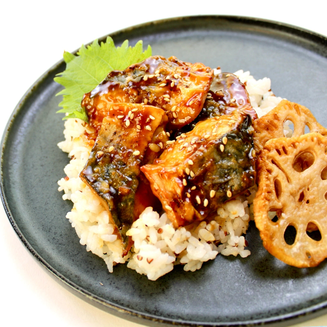 Teriyaki Mackerel Rice Bowl